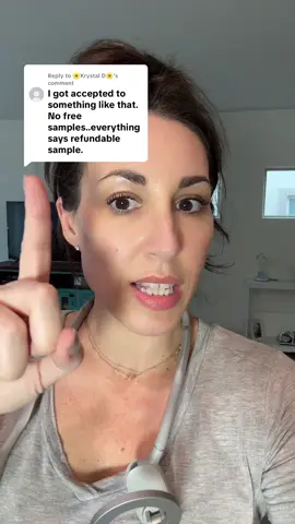 Replying to @🌼Krystal D🌼 I use this all the time, refundable samples can be a great way to build! #creatorsearchinsights #creatorpilotprogram 