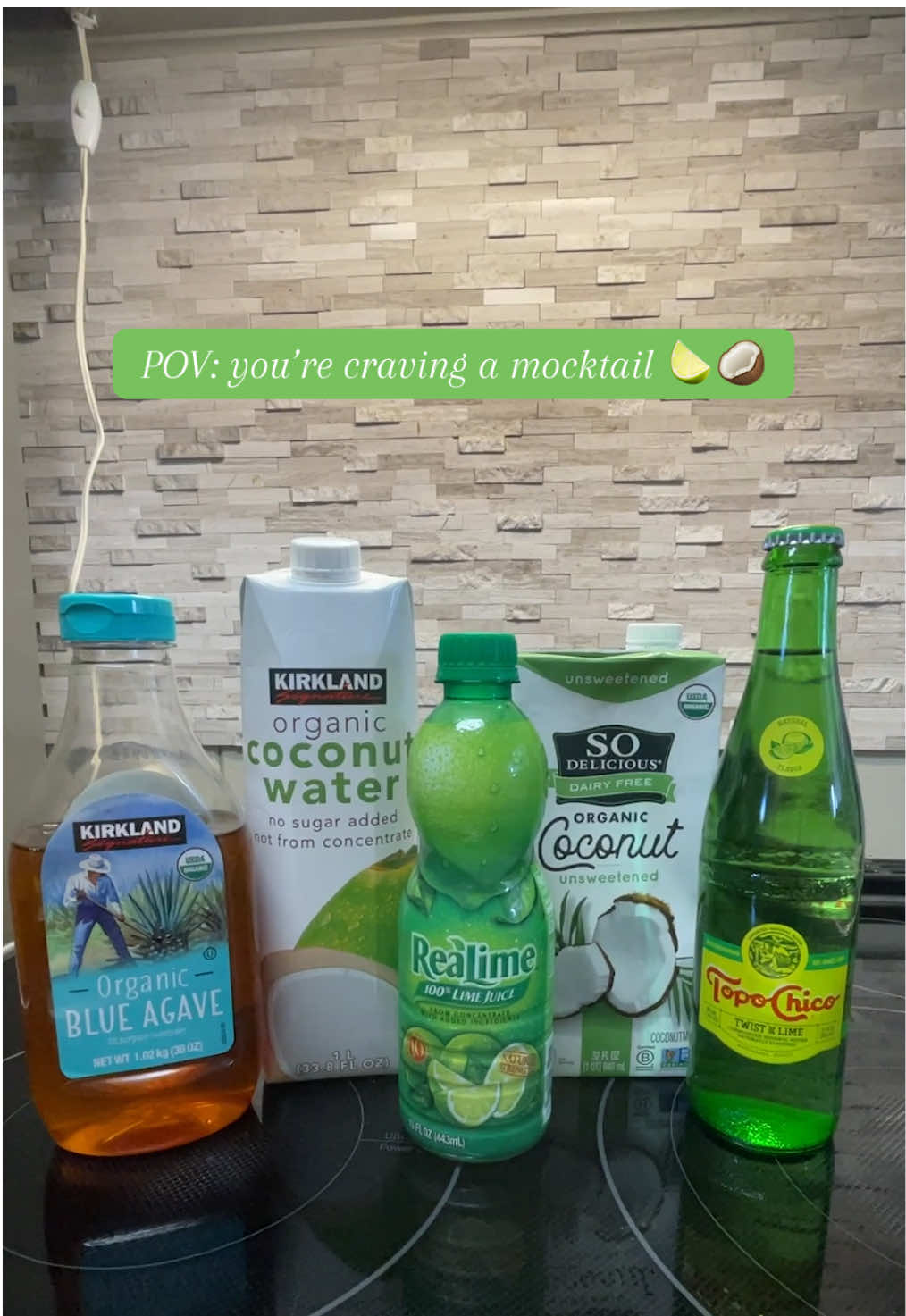 As a girly who doesn’t really drink alcohol anymore this is my go to summer mocktail 🍋‍🟩🥥🌴🧉 inspired by Brazilian lemonade 💚 Ingredients: Coconut milk Coconut water Agave or sweetener of choice Lime juice (freshly squeezed is better) Sparkling water (@Topo Chico lime is my fav)