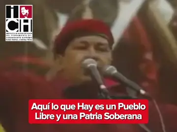 #Chávez | “Aquí lo que hay es un Pueblo libre y una Patria soberana... Están muy equivocados los que aquí están haciendo planes... Yo les voy a decir algo: bastantes sabanas hay aquí, bastantes islas hay aquí, bastante selvas hay aquí, bastante tierra hay aquí; ¿Y saben una cosa?, bastante Pueblo hay aquí; ¿Y saben otra cosa?, bastantes cojones hay aquí para defender esta tierra, para defender esta Patria de cualquier intruso que pretenda venir a humillar la dignidad de esta tierra sagrada, de la Venezuela de todos nosotros, carajo