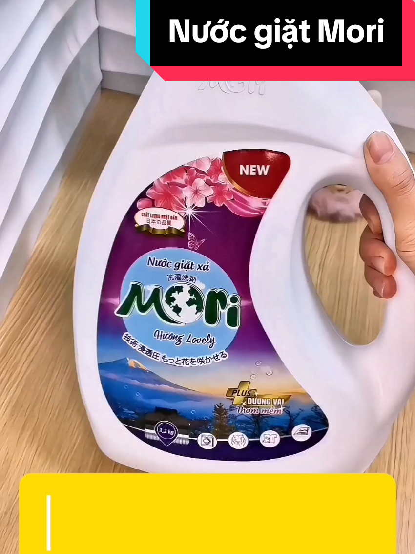 Nước giặt Mori cực kỳ đậm đặc và thơm lâu sạch mọi vết bẩn, quần áo mềm mịn #giadungtienich #nuocgiat #nuocgiatxa #melinhdunggireviewdo  #giadung 