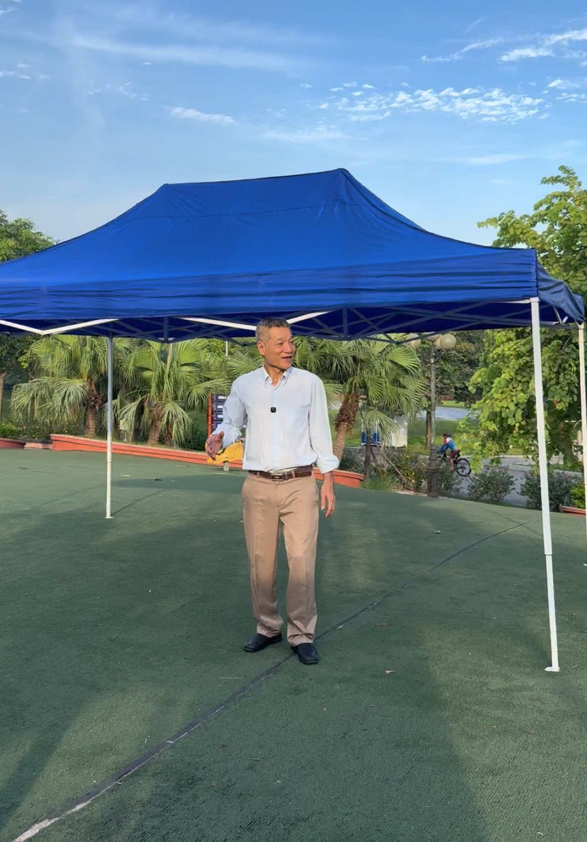 Nhà Bạt Di Động Gấp Gọn 3M X 4,5m khung thép sơn tĩnh điện chỉnh nhà cao thấp vải bạt dù chống mưa nắng chống thấm #nhabatdidong #nhabatchongmuanang #xuhuong #thinhhanh 