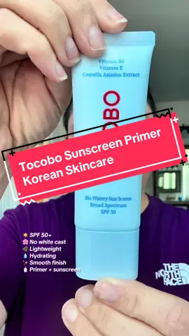 Your SPF + primer in one ✨ No white cast. No heaviness. Just protection + glow. #kbeauty #tiktokmademebuyit #koreanskincare #sunscreenprimer 