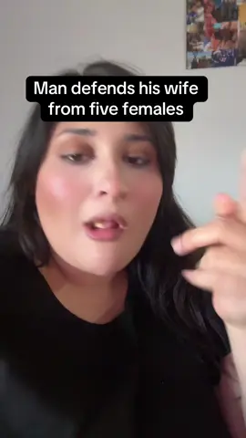 Man defends wife from 5 women