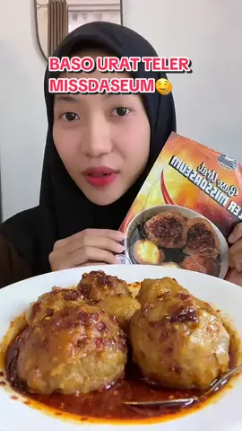 Huaaaa enak banget sumpah ga boong kalian wajib banget cobain ini varian terbarunya boci maknyoss baso urat telee missdaseum🥹🥹🤤‼️ #fyp #trending #bocimaknyoss #basomisdasem #baso 