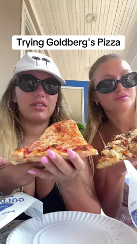 Goldberg's bagels also makes pizza?? #hamptons #pizza #bagels #Summer 