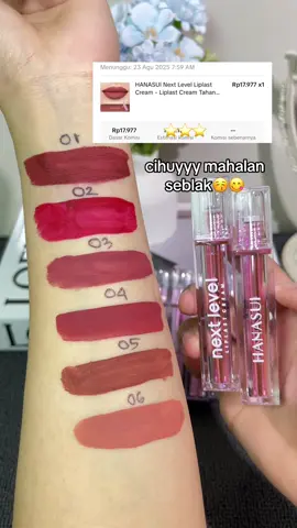 #hanasui#lipcream#hanasuinextlevel 