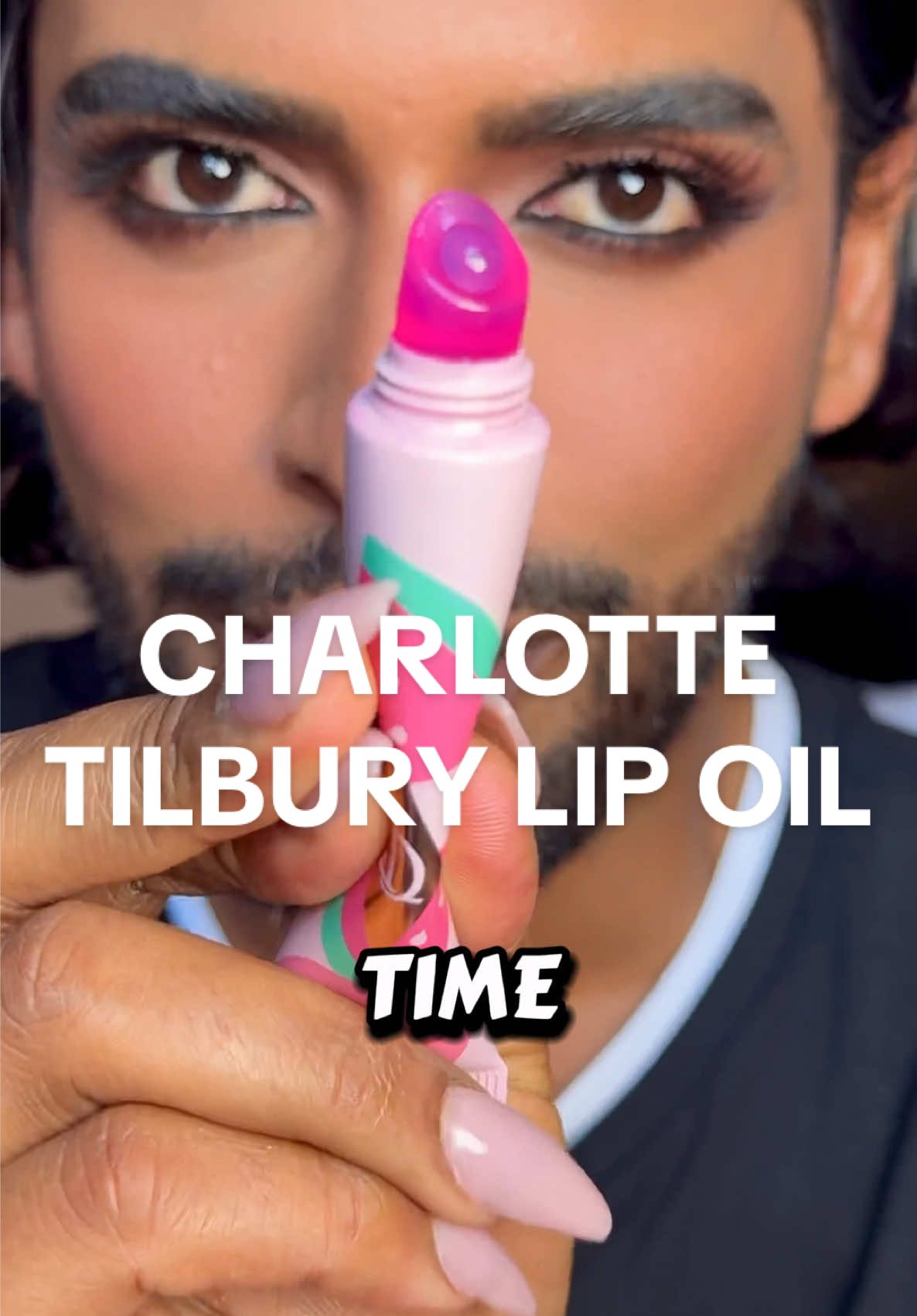 Replying to @sekhmetbast15 ITS JUST A LIP OIL ✨👀 @Charlotte Tilbury UNREAL LIPS HEALTHY GLOW NECTAR OIL shade Pink Watermelon 🍉 💕  #charlottetillbury #lipoil #BeautyTok #