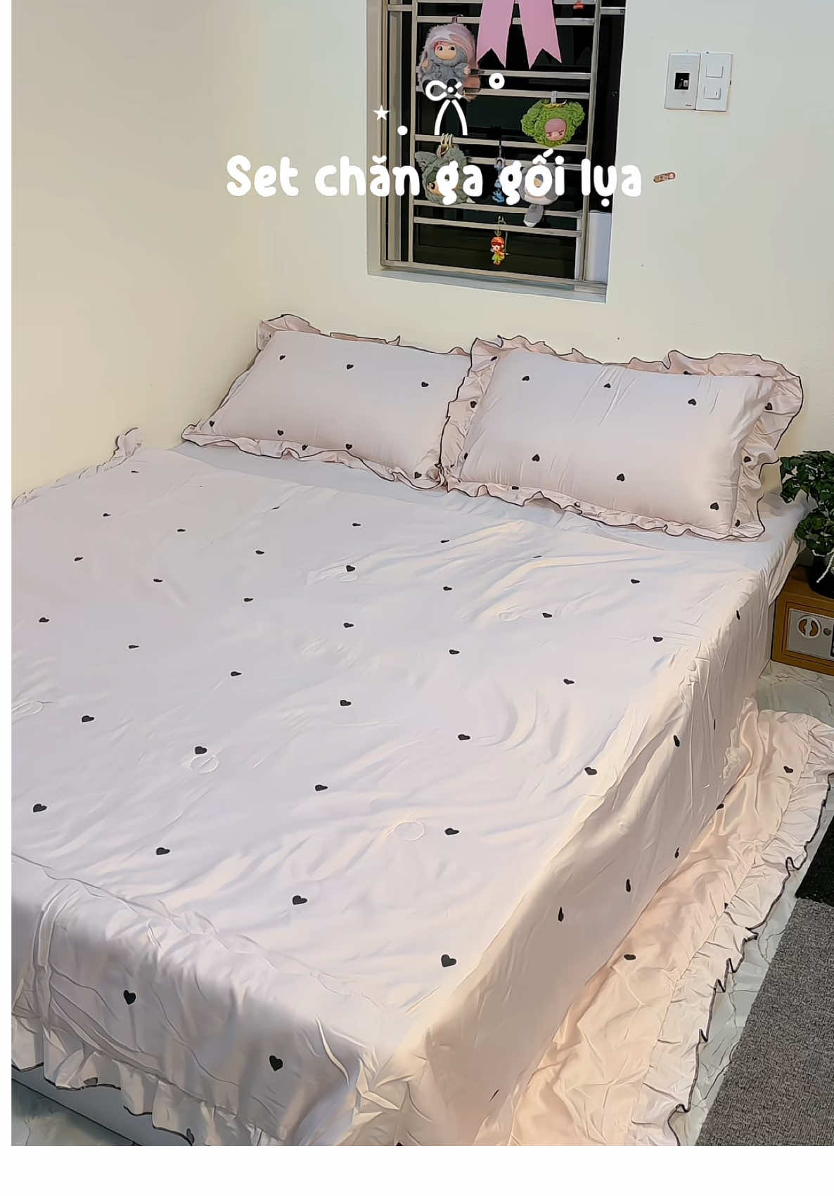 Nhìn căn phòng xinh hẳn ra 😊🛌#changagoi #Home #homedecor #gagiuong #gagiuongxinh 