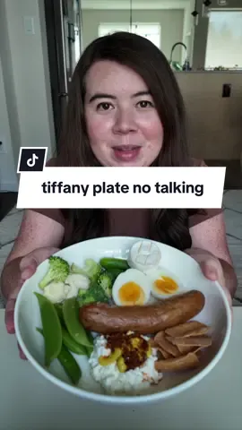 no talking tiffany plate mukbang 🤫 #fyp 