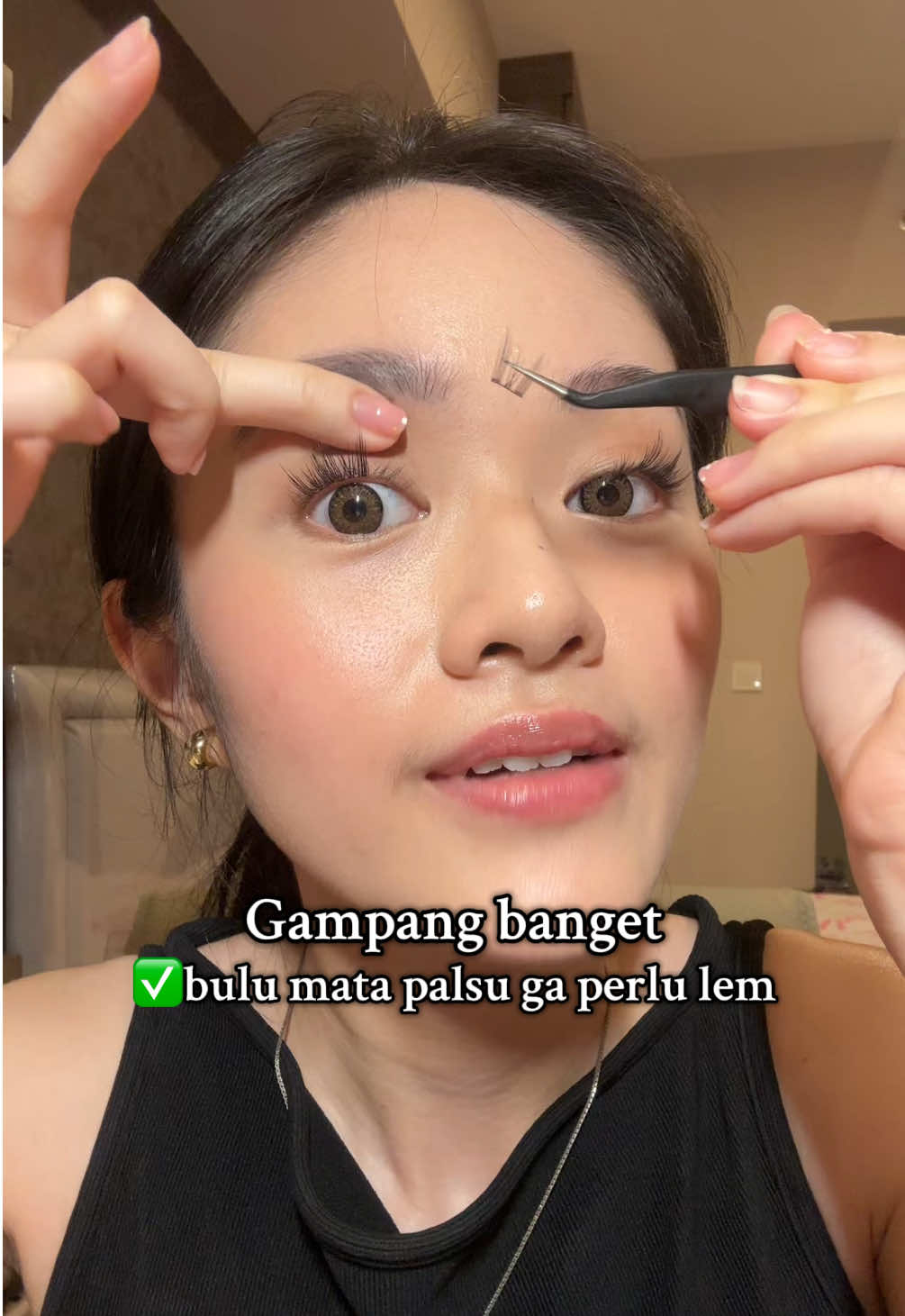 Best cluster lashes💯 pakenya juga gampang bangettt #glamfixid #glamfixwinkera #clusterlashes #bulumata #tanpalem 