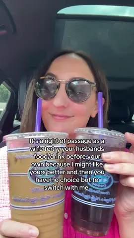The large coffee is my husbands and was 100% better then mine lol so I kept it 😂