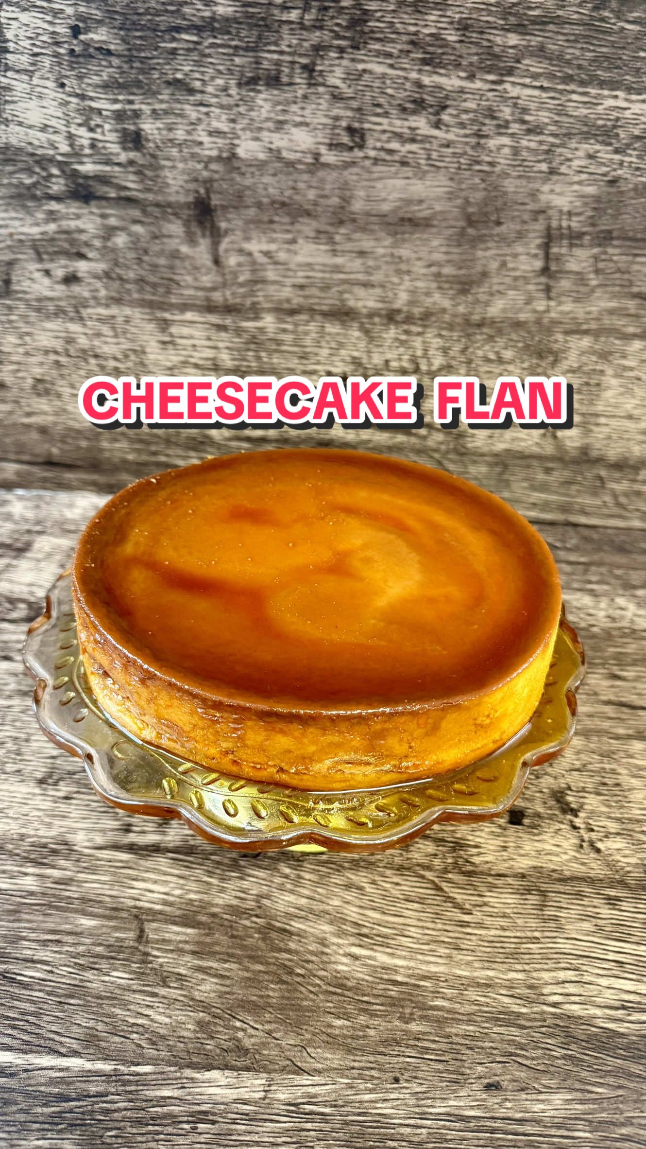 Cheesecake or flan? … Why not both 😏 #EasyRecipes #filipinofood #pinoyfood 