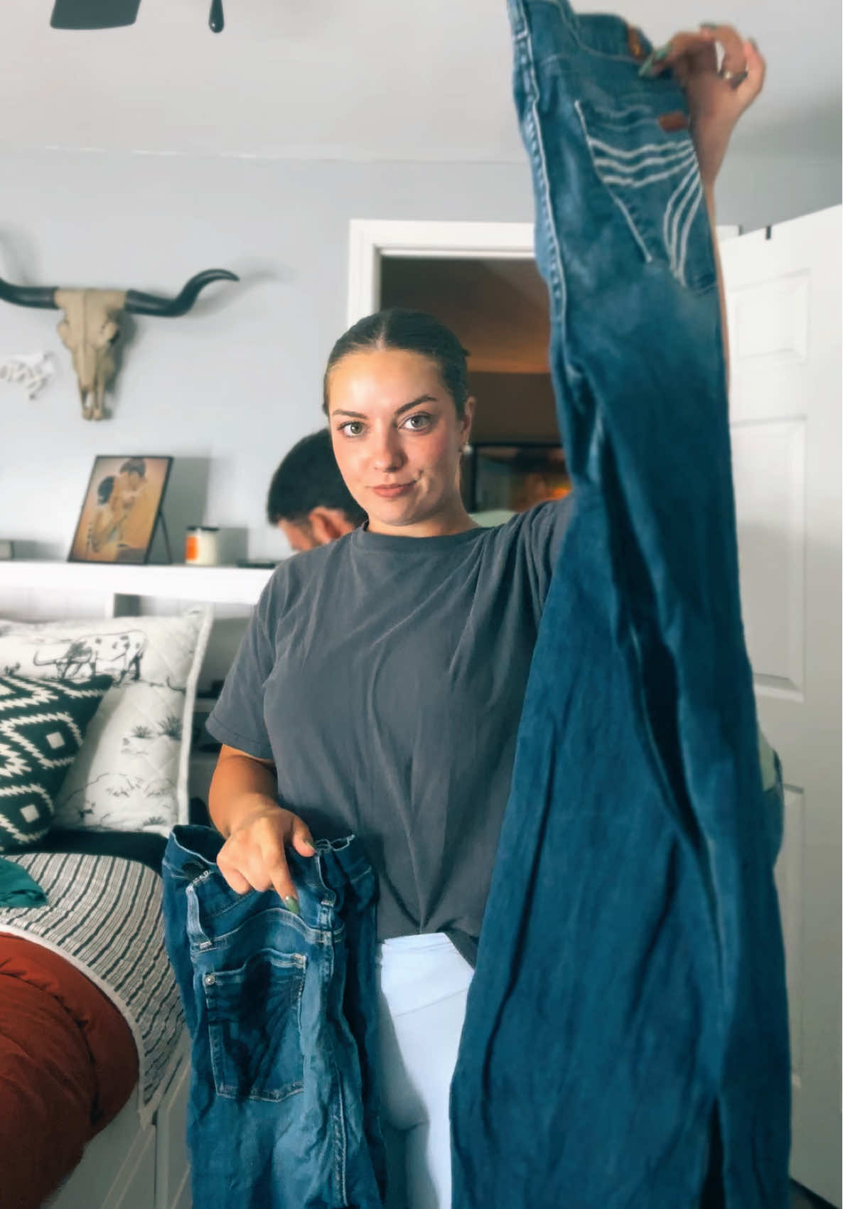 lost part of my video somehow lol #fyp #horsepeople #barrelracer #westernwifey #westernfashion 
