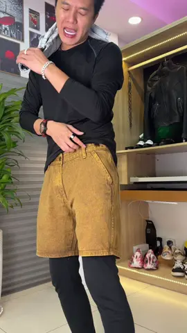 Quần Short Jeans Nam cotton fom trên gối #quanshortnam #shortjeans 