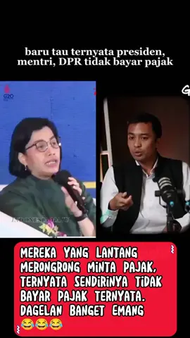 Baru tau ternyata para pejabat tidak bayar pajak  #pajak ##bayarpajak #srimulyani #bayarpajak #pemerintah 