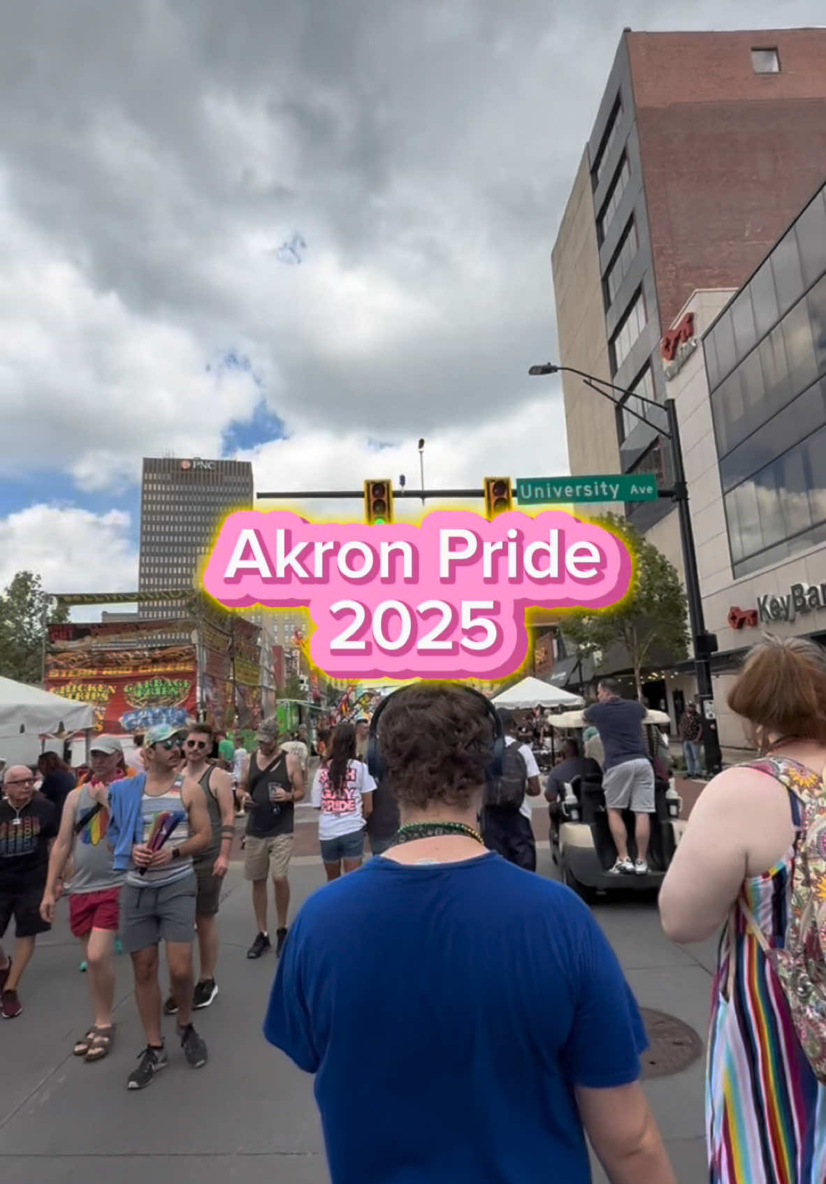 Akron Pride 2025 #akronpride #pridefest #akronohio #Vlog #justforfun 