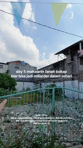 kalo kejual nanti aku traktir mie Gacoan deh sama minumnya 🤝#zonauang #jualtanah #bekasi #fyp