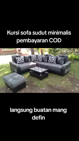 Kursi sofa sudut minimalis pembayaran COD