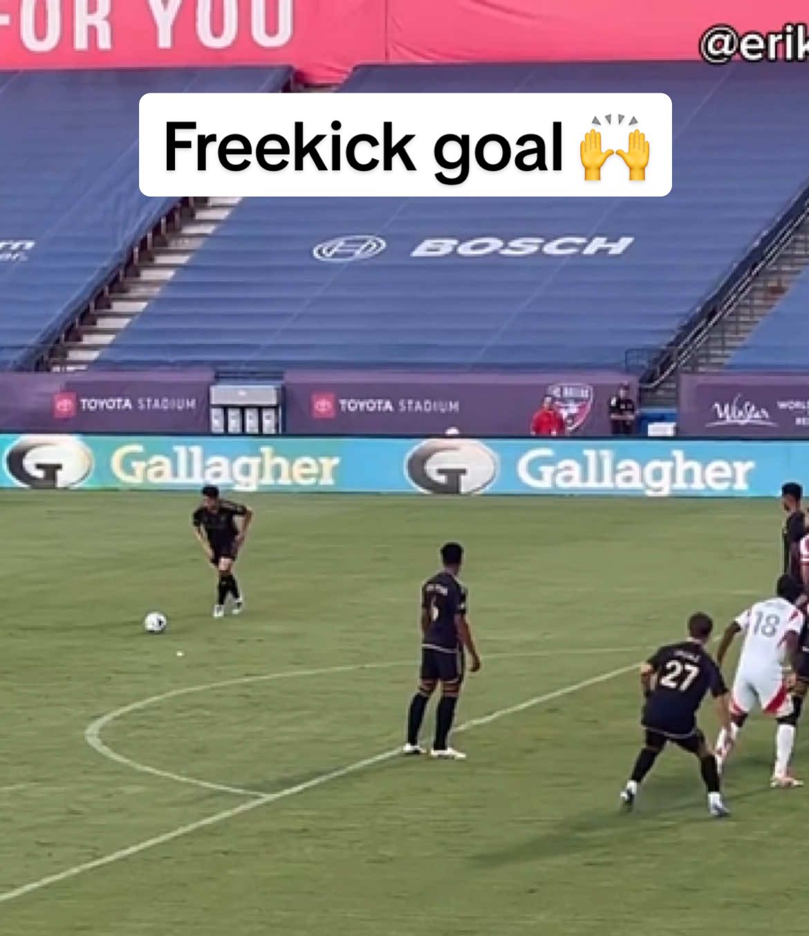 🤯 what a goal! Sonny’s freekick goal for his debut goal at LAFC #손흥민 #sonheungmin #heungminson #LAFC #football 