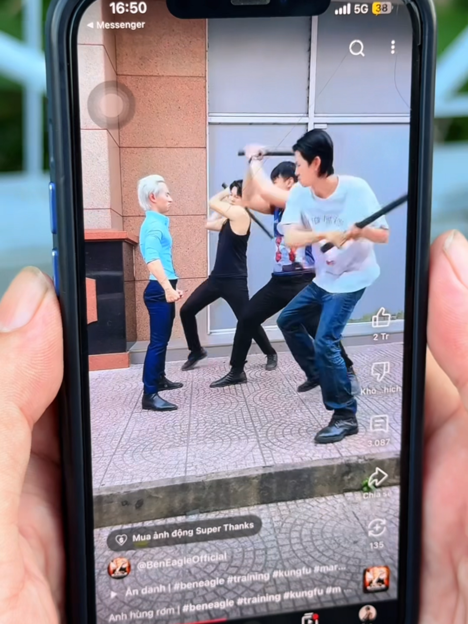 Sức người có giới hạn #beneagle #kungfu #vothuat #eaglesacademy #tiktokgiaitri #martialarts #action