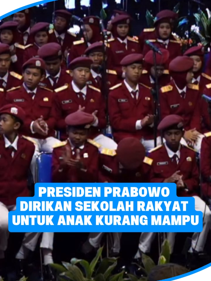 Langkah nyata! Presiden Prabowo hadirkan pendidikan berkualitas untuk anak-anak kurang mampu dengan mendirikan Sekolah Rakyat.