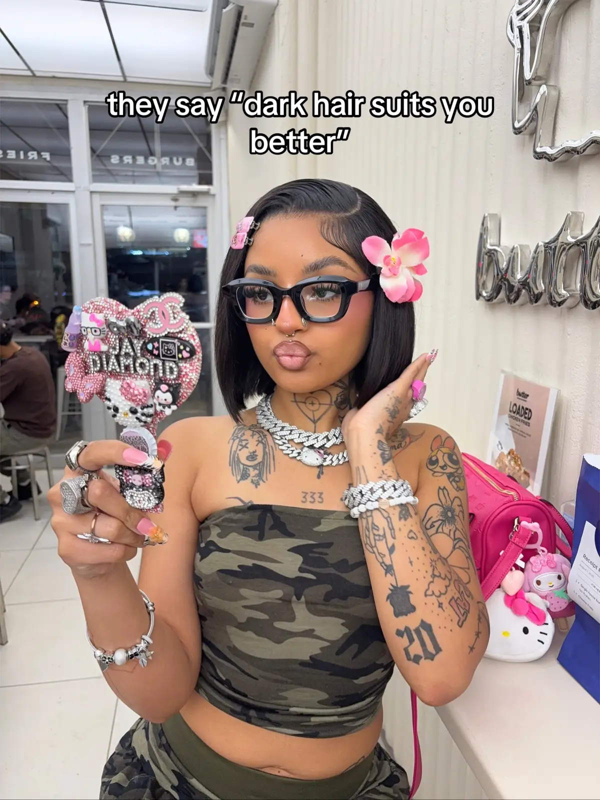 did i do this right lol 🤍 #mybaby