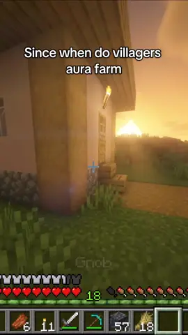 Aura farming #Minecraft #minecraftmemes #mc 
