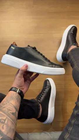 Tênis Sneaker Boss (Couro Legítimo)  #tenis #estiloso #elegante #sneaker #tenismasculino 