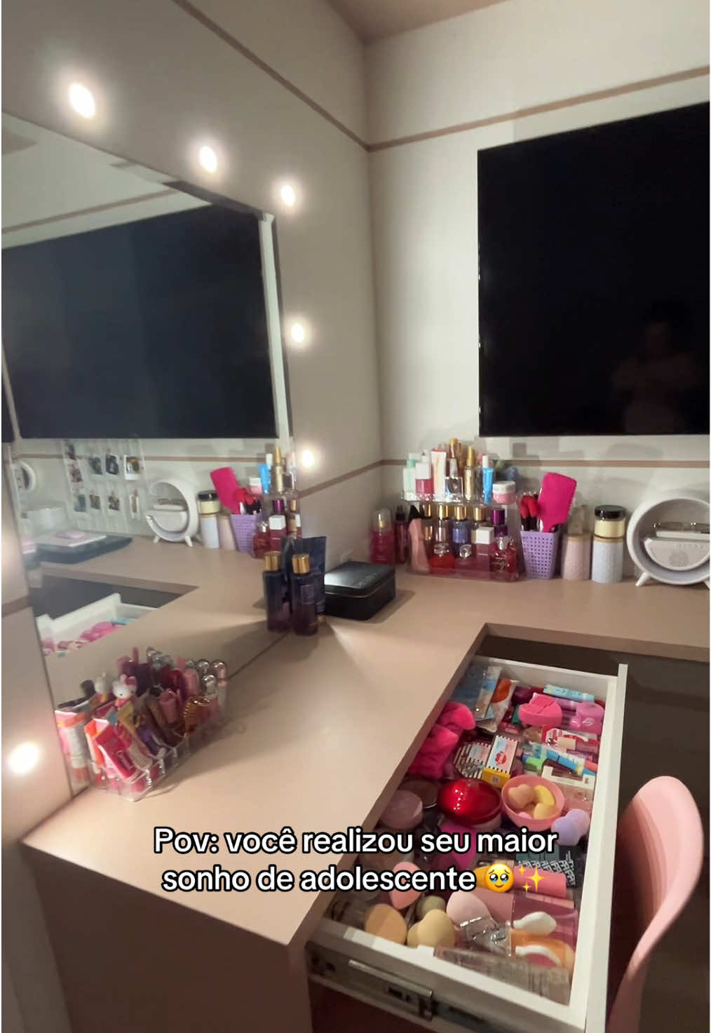 Sonho realizado 🎀 #foryourpage #fyp #viral #fy #penteadeira 