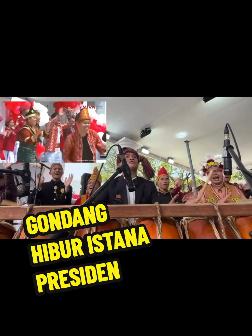 Gondang batak Hibur istana Presiden #batak 