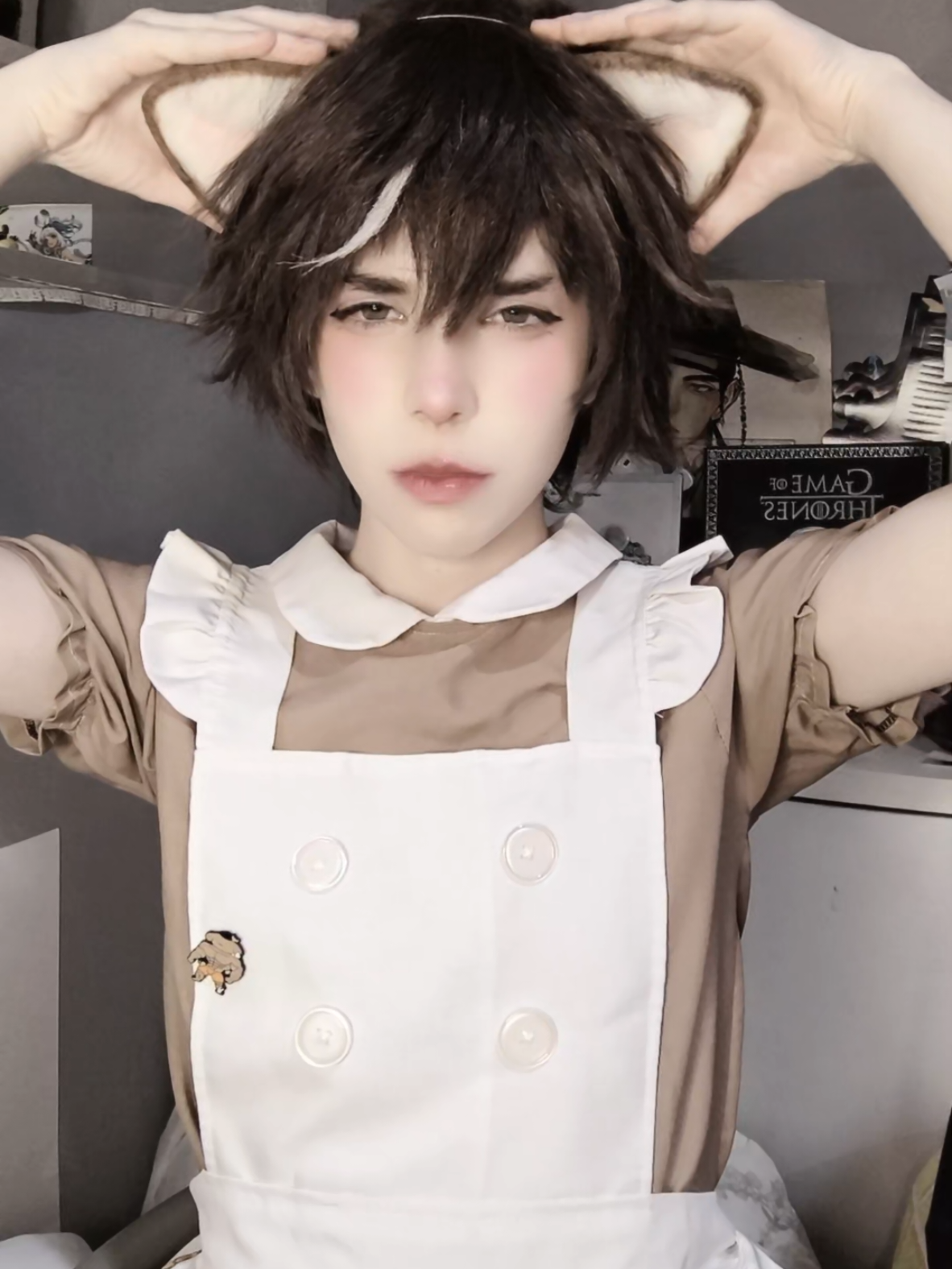 só tem como por 5 hashtag af #femboy #femboyhooters #boy #maidboy #foryou 
