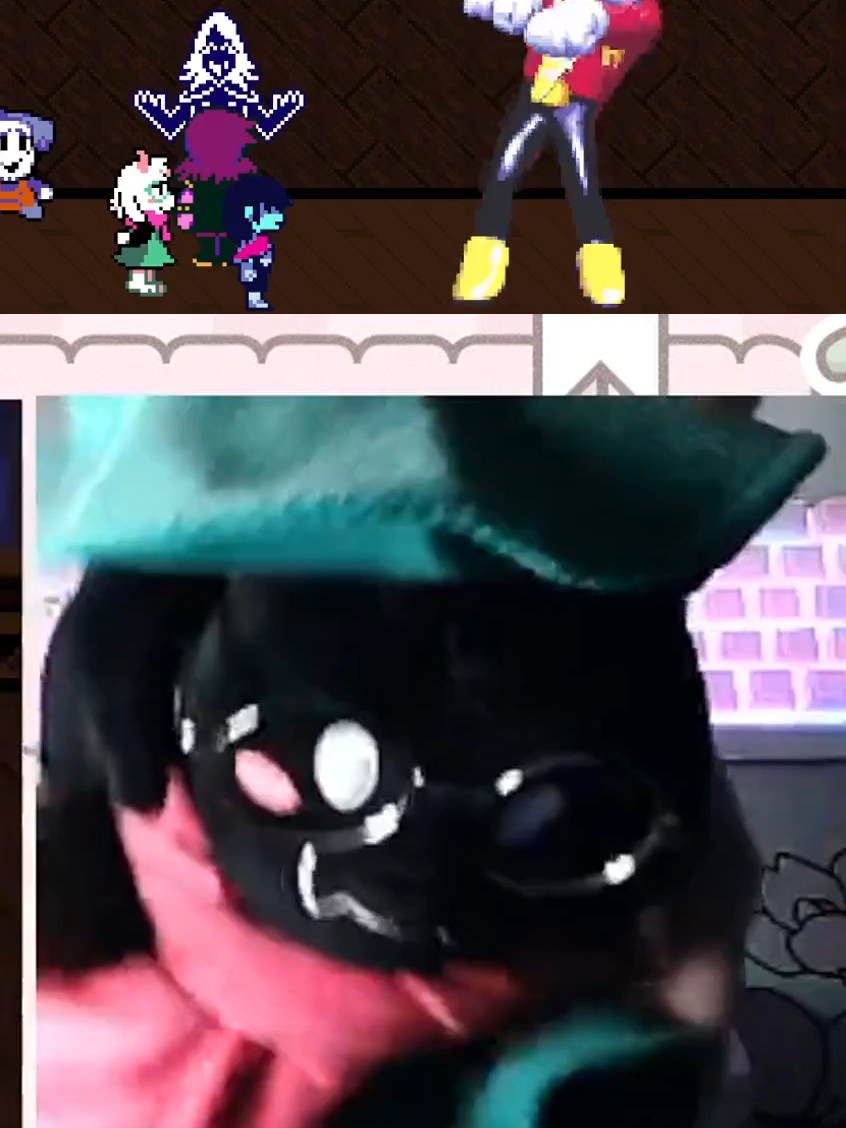 Ralsei plushie dancing?! #deltarune #deltarunespoilers #twitchclips