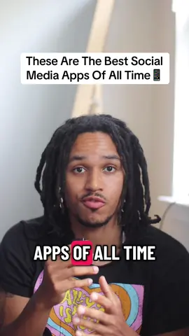 The Best Social Media Apps Of All Time📱 #xyzbca #fyp 