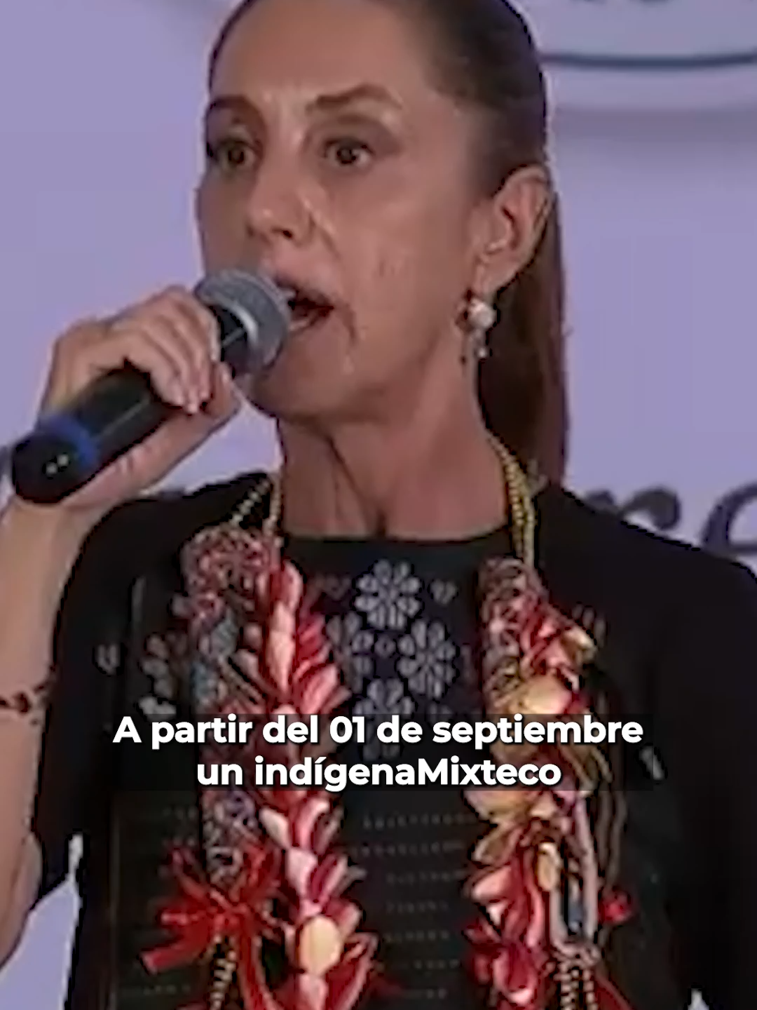 La presidenta Claudia Sheinbaum comentó que por decisión del pueblo de México a partir del 01 de septiembre, un indígena Mixteco, será presidente de la corte. #Latinus #InformaciónParaTi