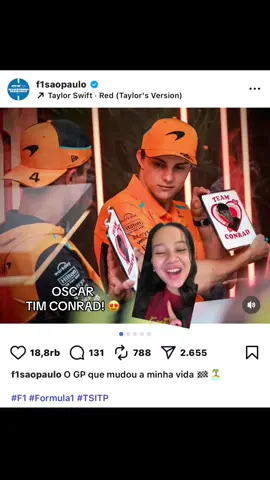 makasi oscar udh sepaham menjadi TIM CONRAD SEJATINYAA AAAA 🫶🏻🫶🏻 #F1 #f1tiktok #oscarpiastri #teamconrad #foryou 