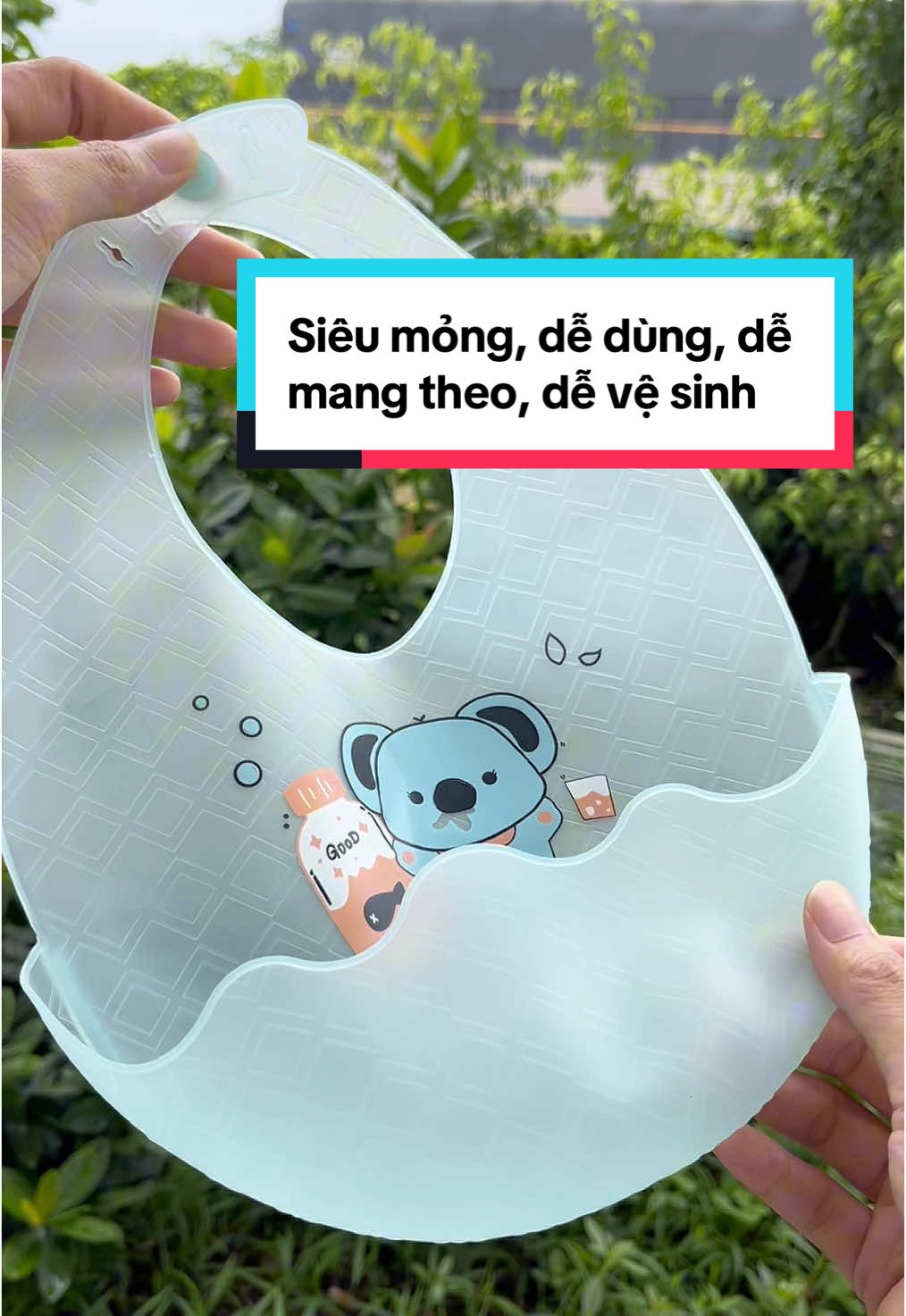 Yếm ăn dặm siêu mỏng cho bé. Dễ dùng, dễ mang theo, dễ vệ sinh #viral #learontiktok #ngocduyennuocgiatxalima #xh #videoviral #xuhuong 
