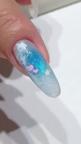 Vân loang bọt biển trắng #manicure #gelpolish #nailart #naildesigns #beautynails 
