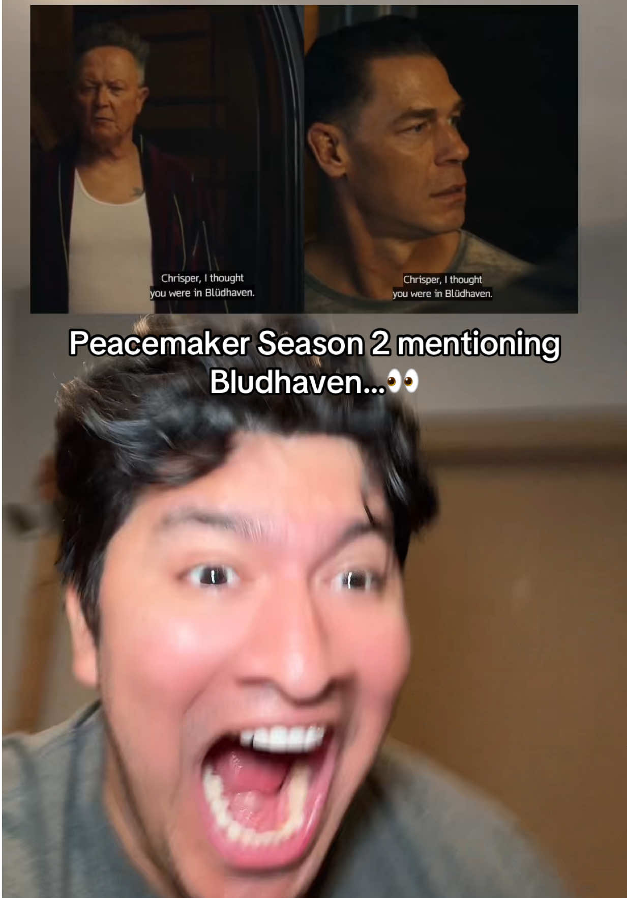 Peacemaker Mentioning Bludhaven Means Nightwing Incoming 👀 #peacemaker #nightwing #peacemakerseason2 #blurayangel #dcu
