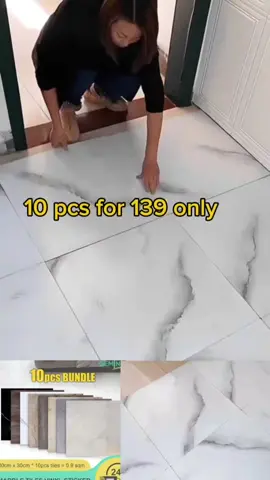 Vinyl tiles flooring sticker 10pcs set adhesive floor sticker  #tilesfloorsticker  #adhesivetilesfloorsticker  #vinyltilesflooringsticker  #marblevinyltilessticker 