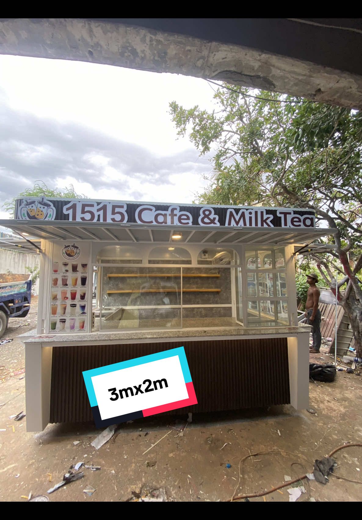 ស្អាតកប់​ 3mx2m អរគុណបងស្រី​ 1515Cafe & milk tea ដែលបានកម្មង់😍 📲098455939/077289007(Telegram)  #ទូរដេគ័រឌីកាហ្វីជាជម្រេីសទី១នៃអាជីវកម្មរបស់លោកអ្នក #ទូរដេគ័រឌីកាហ្វី #coffee #fypシ゚viral #mmo #missyou #trending #fastfood #khmer #Milk 