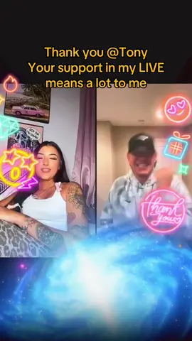 Tony, thank you for the incredible support in my LIVE! I will keep creating better LIVE content!@Tony #tiktoklive #livehighlights #livegift #galaxy 