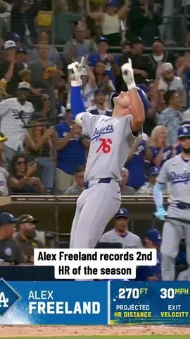 Baddabing baddaboom #MLB #DodgersPadres #AlexFreeland #homerun 