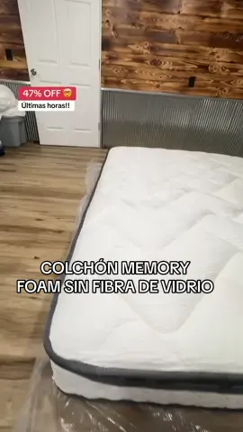 El Bezzze Hybrid Mattress no contiene fibra de vidrio y llega en caja lista para instalar. #Bezzze #HybridMattress #BedInBox #ColchonBezzze #TikTokShop