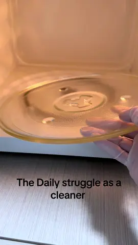 This is by far the worst part of cleaning a microwave 😂 #CleanTok #deepclean #cleaning #funny #cleaninghumour 
