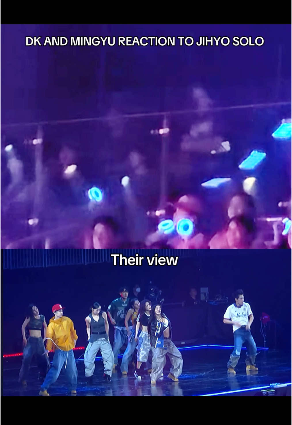 DK AND MINGYU REACTION TO JIHYO SOLO #fyp #seventeen #dk #mingyu #jeonghan #twice 