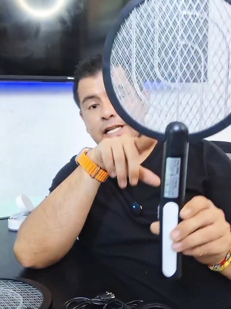 2 raqueta para Paquitos recargables #mosquitos #raquetas #tecnologia 