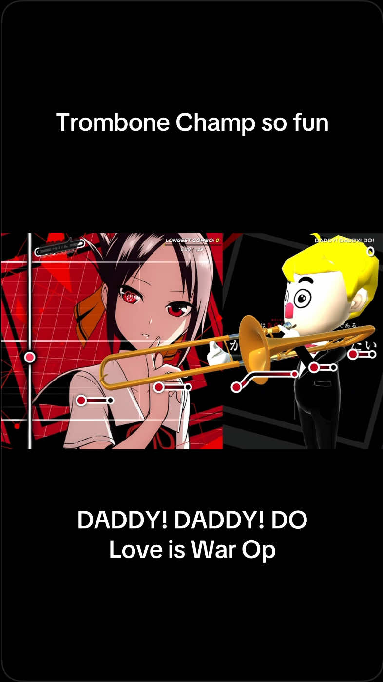 Love is War OP on Trombone Champ!#trombonechamp #gaming #rhythmgames #loveiswar 