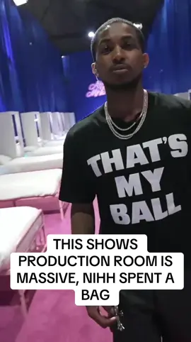 THIS SHOWS PRODUCTION ROOM IS MASSIVE, NIHH SPENT A BAG #areyoumyball #ddg #twitchclips #kick #fyp 