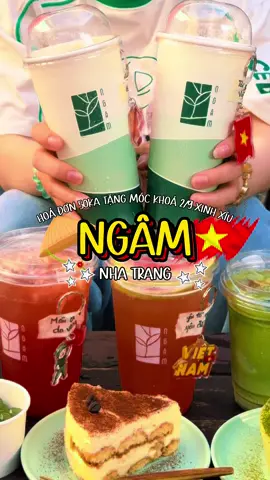 Cập nhật không gian và bánh mới ở tiệm trà sữa Ngâm với ưu đãi cho hoá đơn 50ka tặng móc khoá 2/9 xinh xĩu🇻🇳🍃 #tulangthang #nhatrang #anuong #homnaydidau #ngam 