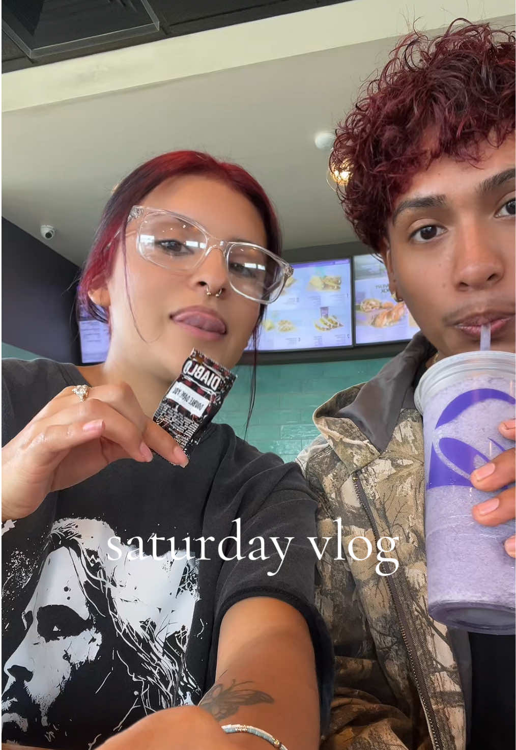 boring vlog sorry 🥱 @Tony 🛠️ #tacobell #denalyyv1 #lover #redhair #Vlog 